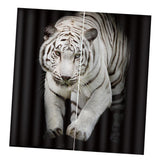 Maxbell Set of 2 Panels Digital Photo Printing 3D Curtains Aminals White Tiger - Aladdin Shoppers