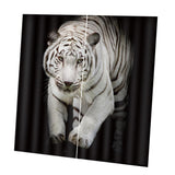 Maxbell Set of 2 Panels Digital Photo Printing 3D Curtains Aminals White Tiger - Aladdin Shoppers