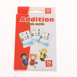 Maxbell Maxbell 36 Pieces Math Flash Cards for Elementary School Grades PK-3 Addition