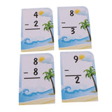 Maxbell Maxbell 36 Pieces Math Flash Cards for Elementary School Grades PK-3 Subtraction