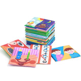 Maxbell Maxbell 26 Pieces Vivid Safety Cloth Cards for Baby Children #3 Opposite Things