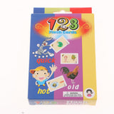 Maxbell Maxbell 36 Pieces Preschool Educational Sight Word Flash Cards Picture Word Card #5