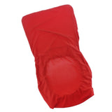 Maxbell 2x Elastic Short Back Chair Seat Cover Stool Chair Cover for Kitchen Salon