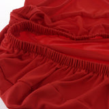 Maxbell 2x Elastic Short Back Chair Seat Cover Stool Chair Cover for Kitchen Salon