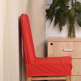 Maxbell 2x Elastic Short Back Chair Seat Cover Stool Chair Cover for Kitchen Salon