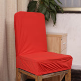 Maxbell 2x Elastic Short Back Chair Seat Cover Stool Chair Cover for Kitchen Salon