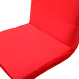 Maxbell 2x Elastic Short Back Chair Seat Cover Stool Chair Cover for Kitchen Salon