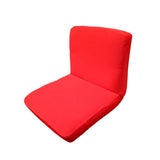 Maxbell 2x Elastic Short Back Chair Seat Cover Stool Chair Cover for Kitchen Salon