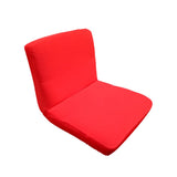Maxbell 2x Elastic Short Back Chair Seat Cover Stool Chair Cover for Kitchen Salon