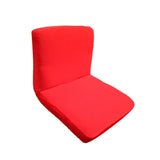 Maxbell 2x Elastic Short Back Chair Seat Cover Stool Chair Cover for Kitchen Salon