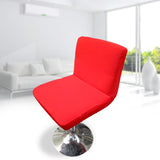 Maxbell 2x Elastic Short Back Chair Seat Cover Stool Chair Cover for Kitchen Salon