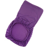 Maxbell 2x Elastic Short Back Chair Seat Cover Stool Chair Cover for Kitchen Salon