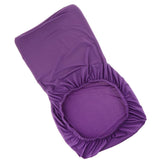Maxbell 2x Elastic Short Back Chair Seat Cover Stool Chair Cover for Kitchen Salon
