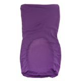 Maxbell 2x Elastic Short Back Chair Seat Cover Stool Chair Cover for Kitchen Salon