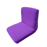 Maxbell 2x Elastic Short Back Chair Seat Cover Stool Chair Cover for Kitchen Salon