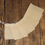 Maxbell 200 Pcs Empty Tea Filter Bags Loose Herbs Teabag with Drawstring 5x7 & 7x9cm