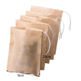 Maxbell 300Pcs Empty Tea Filter Bags Loose Herbs Teabag Drawstring 5x7,7x9,9x10cm