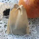 Maxbell 200 Pcs Empty Tea Filter Bags Loose Herbs Teabag with Drawstring 5x7 & 7x9cm