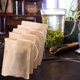 Maxbell 200Pcs Empty Tea Filter Bags Loose Herbs Teabag with Drawstring 5x7 & 9x10cm