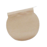 Maxbell 200Pcs Empty Tea Filter Bags Loose Herbs Teabag with Drawstring Beige&White