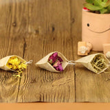 Maxbell 200Pcs Empty Tea Filter Bags Loose Herbs Teabag with Drawstring 2 Shapes