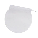 Maxbell 200Pcs Empty Tea Filter Bags Loose Herbs Teabag with Drawstring Beige&White