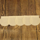 Maxbell 400Pcs Round Empty Tea Filter Bags Loose Herbs Teabag Beige&White
