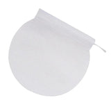 Maxbell 200Pcs Empty Tea Filter Bags Loose Herbs Teabag with Drawstring Beige&White