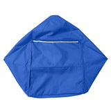 Maxbell 2PCS Large Adult Size Bean Bag Cover Toy Clothes Storage Grey and Blue