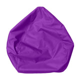 Maxbell 2PCS Large Adult Size Bean Bag Cover Toy Clothes Storage Purple, Rose Red