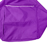 Maxbell 2PCS Large Adult Size Bean Bag Cover Toy Clothes Storage Purple, Rose Red