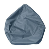 Maxbell 2PCS Large Adult Size Bean Bag Cover Toy Clothes Storage Grey and Blue
