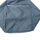 Maxbell 2PCS Large Adult Size Bean Bag Cover Toy Clothes Storage Grey and Blue