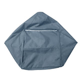 Maxbell 2PCS Large Adult Size Bean Bag Cover Toy Clothes Storage Grey and Blue