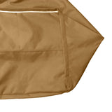 Maxbell 2PCS Large Adult Size Bean Bag Cover Toy Clothes Storage Yellow and Coffee