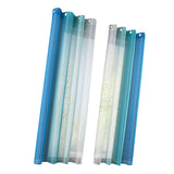 Maxbell 2 Pcs Voile Sheer Window Curtain Panel Total Width 280cm Size XL