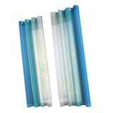 Maxbell 2 Pcs Voile Sheer Window Curtain Panel Total Width 280cm Size XL