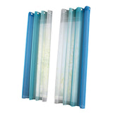 Maxbell 2 Pcs Voile Sheer Window Curtain Panel Total Width 280cm Size XL
