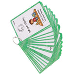 Maxbell Maxbell Preschool Educational Sight Word Flash Cards Time Expression 19 Pieces