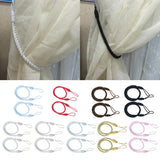 3Color 6 PCS  Rope Curtain Drape Tiebacks Tassel Living Room Bedroom White_2