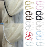 3Color 6 PCS  Rope Curtain Drape Tiebacks Tassel Living Room Bedroom White_2