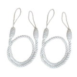 3Color 6 PCS  Rope Curtain Drape Tiebacks Tassel Living Room Bedroom White_2