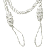 Maxbell 2 PCS Rope Curtain Drape Tiebacks Tassel Living Room Bedroom White 2 - Aladdin Shoppers