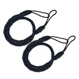 2Color 4PCS  Rope Curtain Drape Tiebacks Tassel Living Room Bedroom White_2