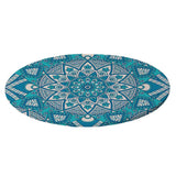 Maxbell 2pcs Table Cover Decoration Tablecloth 47" Round Reusable Green Kaleidoscope