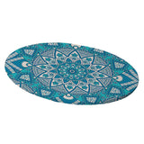 Maxbell 2pcs Table Cover Decoration Tablecloth 47" Round Reusable Green Kaleidoscope