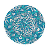 Maxbell 2pcs Table Cover Decoration Tablecloth 47" Round Reusable Green Kaleidoscope