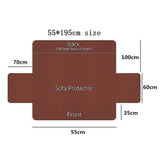 Maxbell Sofa Cover Couch Slipcover Furniture Protector For Pets dogs Red_55x195cm