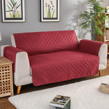 Maxbell Sofa Cover Couch Slipcover Furniture Protector For Pets dogs Red_55x195cm