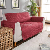 Maxbell Sofa Cover Couch Slipcover Furniture Protector For Pets dogs Red_55x195cm